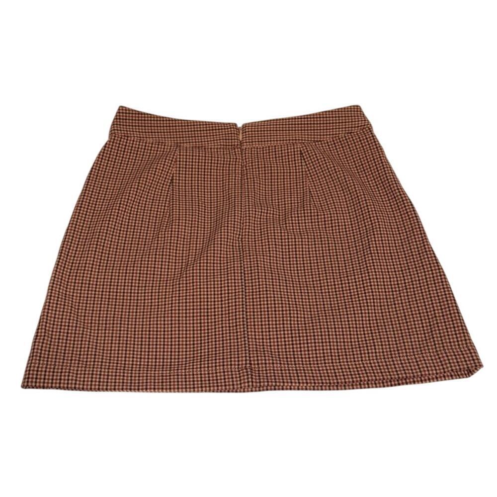 A New Day XS Red Plaid Mini Skirt With Pockets - Picture 2 of 3